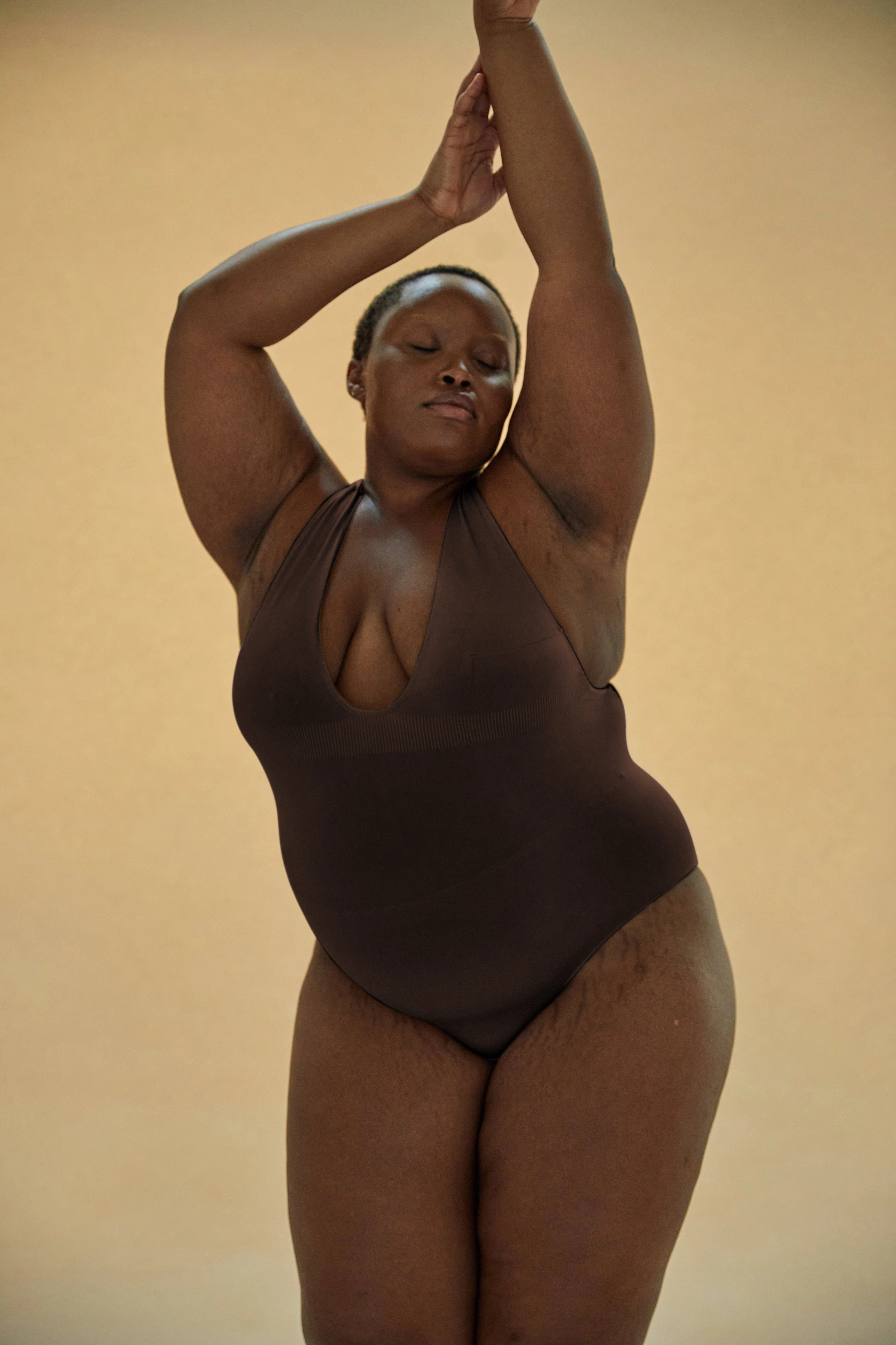 ILLUMINATE Body Swimsuit | Chocolate Brown