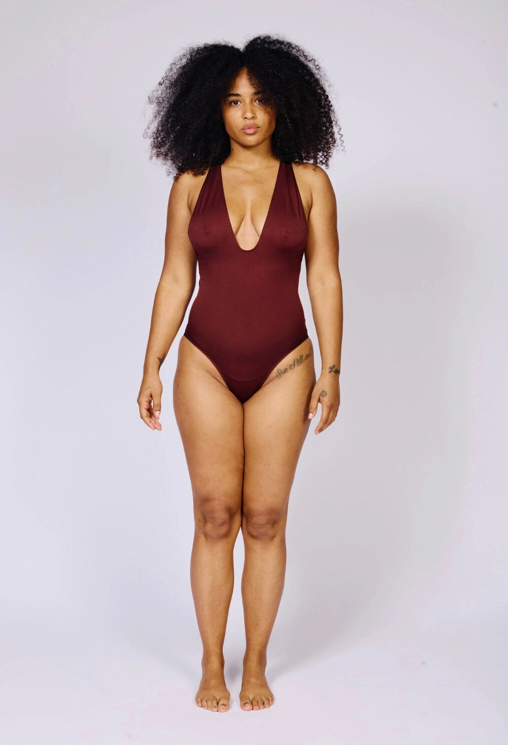 ILLUMINATE Body Swimsuit | Maroon