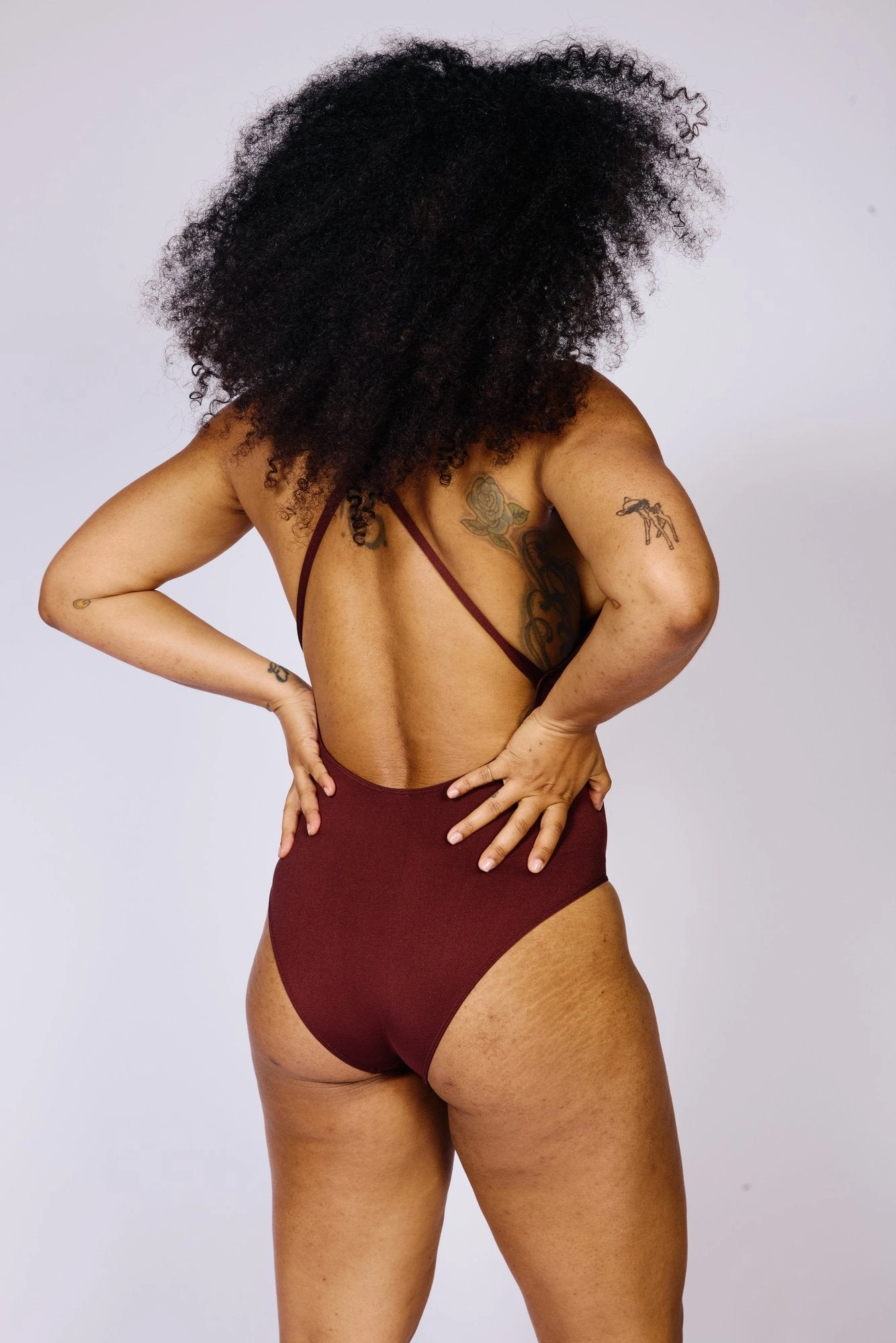 ILLUMINATE Body Swimsuit | Maroon