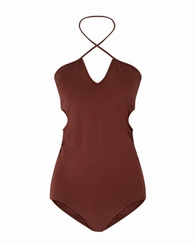 IMMERSED Body Swimsuit | Maroon