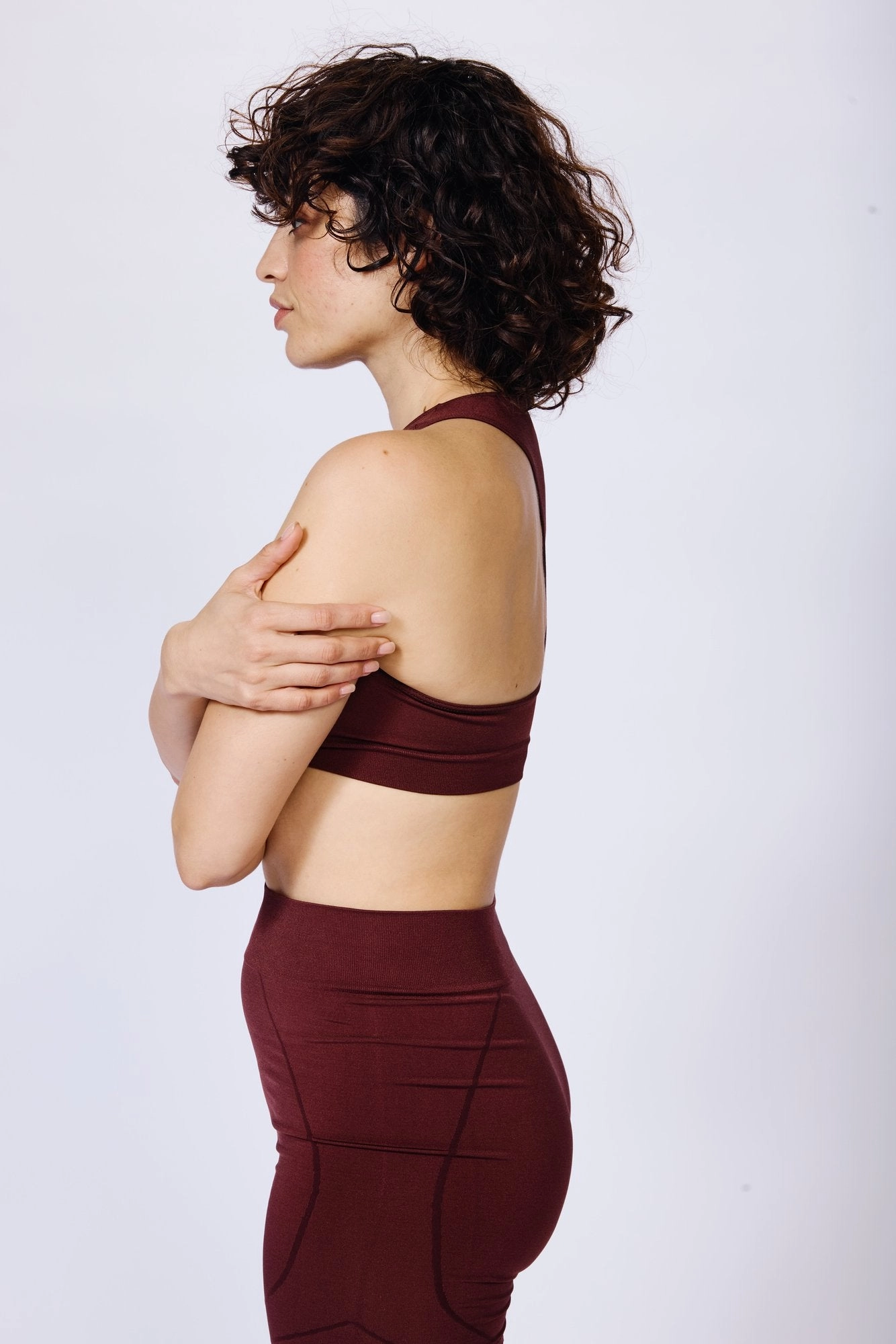 INSPIRE Bikini Bra Top | Maroon