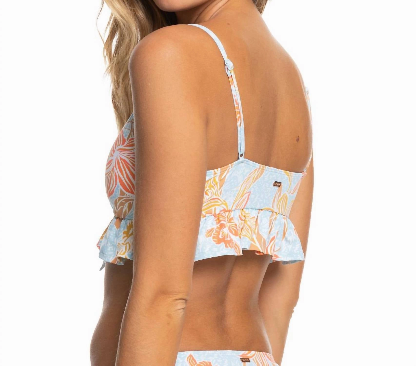 Island In The Sun Bikini Top In Multi