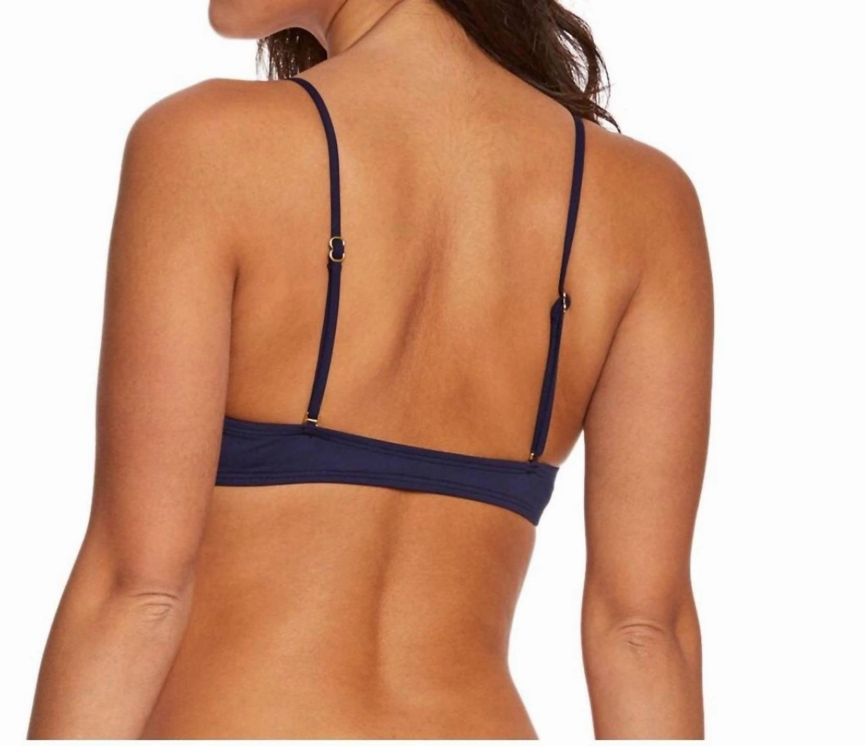Jamie Bikini Top In Midnight Blue