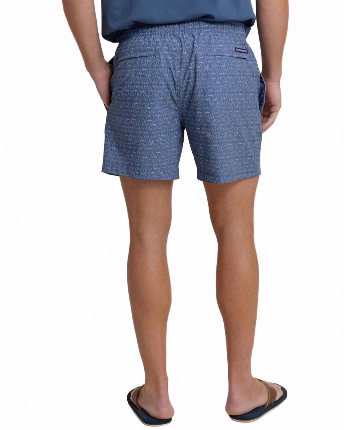 Jaw Breakers Swim Trunk In Light Indigo