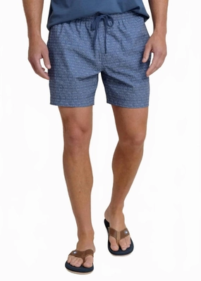 Jaw Breakers Swim Trunk In Light Indigo