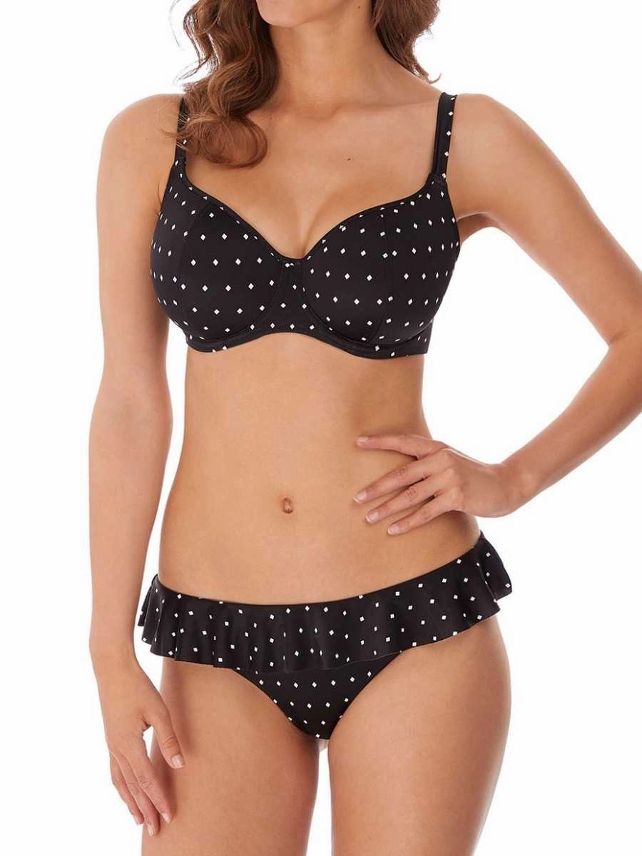 Jewel Cove Sweetheart Bikini Top - Black