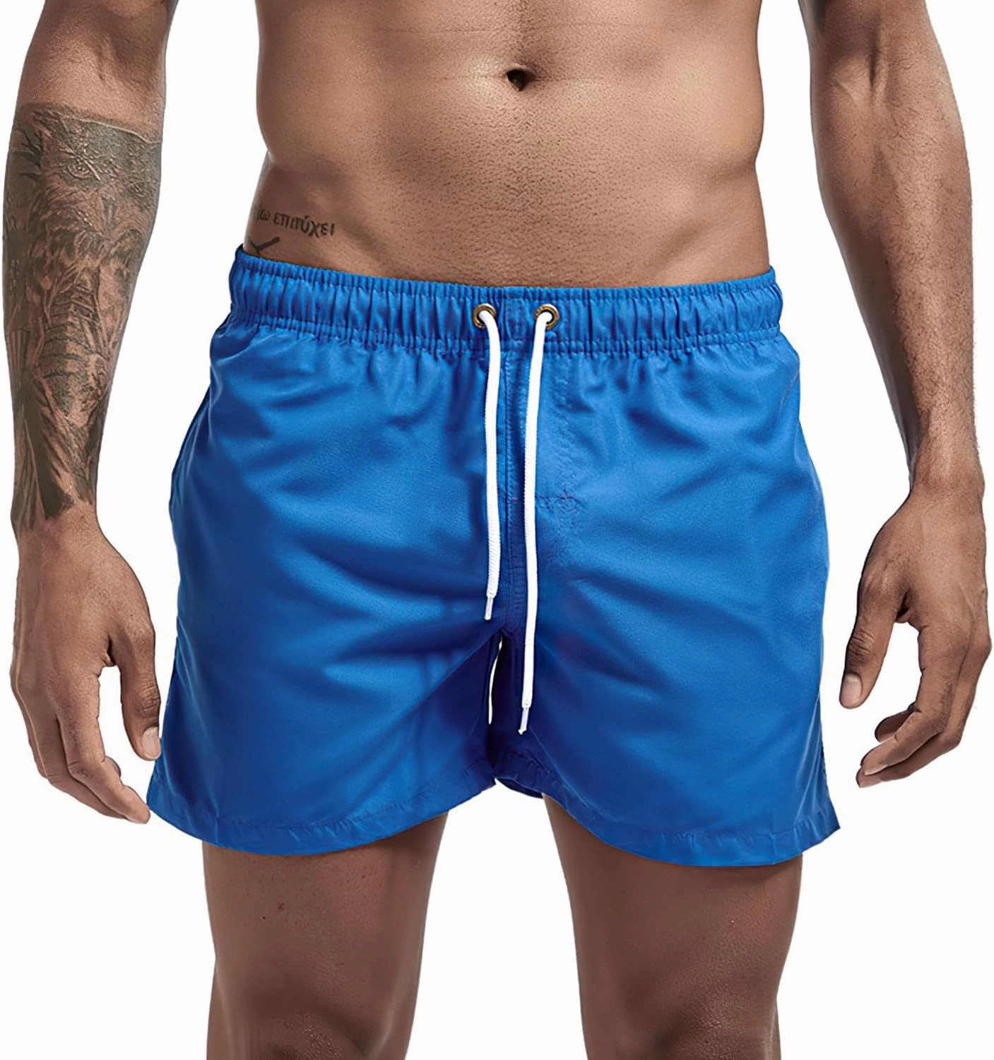 JIHUILAI Mens Swim Trunks Quick Dry Swim Shorts with Mesh Lining Beach Shorts Bathing Suits