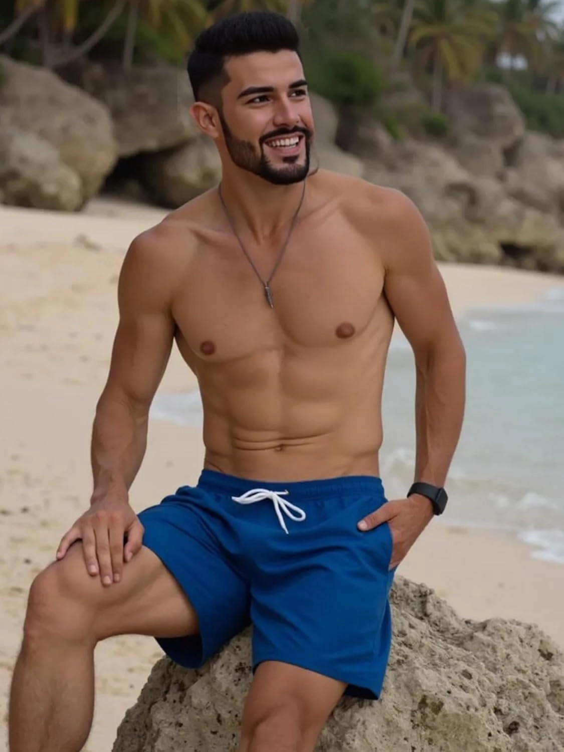 JIHUILAI Mens Swim Trunks Quick Dry Swim Shorts with Mesh Lining Beach Shorts Bathing Suits