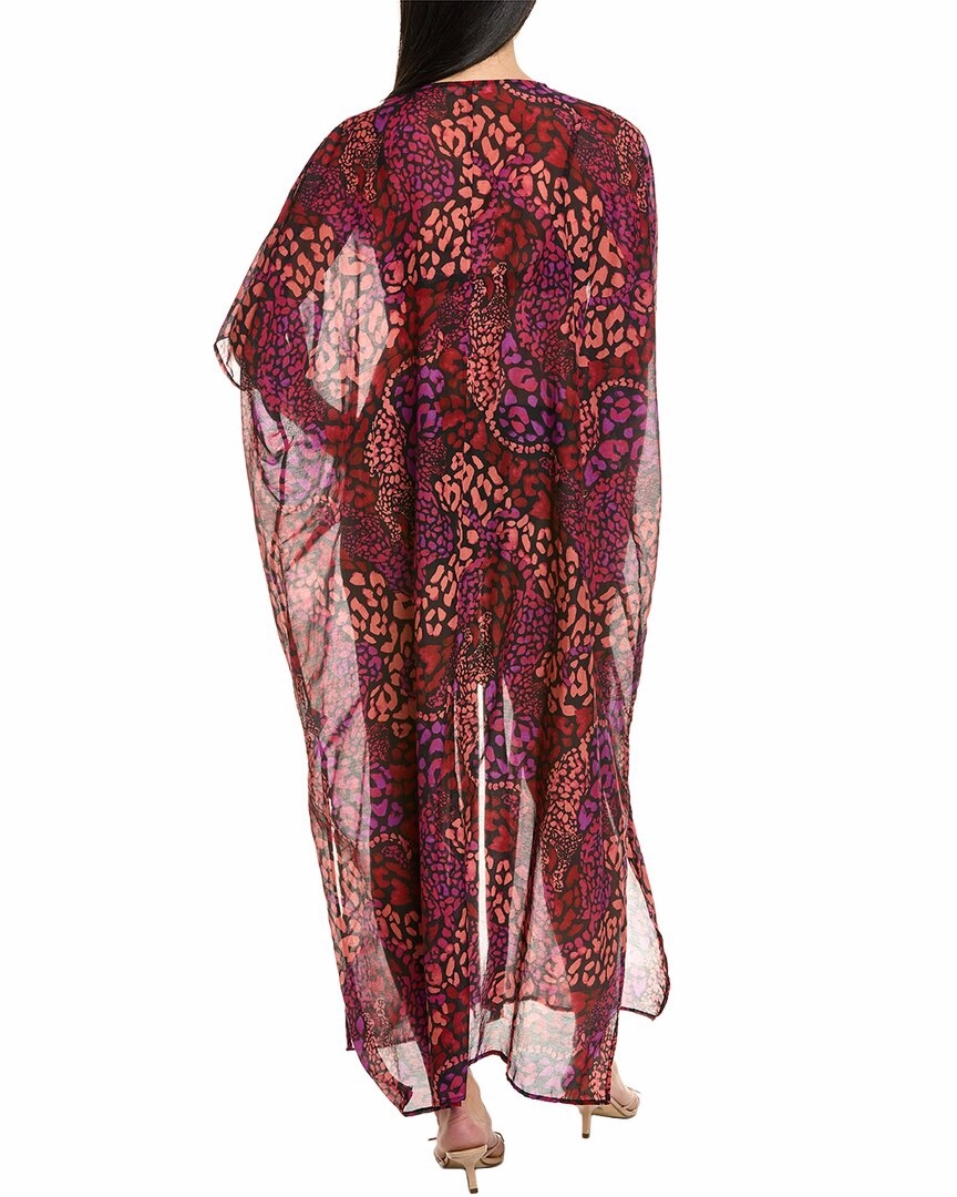 Johnny Was Afeni Silk-Blend Maxi Caftan