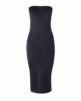 JOYOUS Bandeau Tube Dress | Black