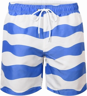 JOYSON Mens Swim Trunks Quick Dry 5 Inch Swim Shorts Bathing Suits with Mesh Lining Pockets