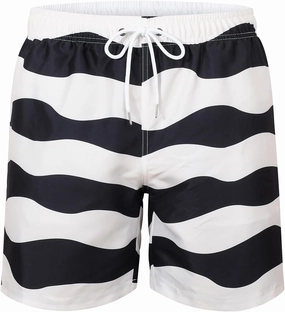 JOYSON Mens Swim Trunks Quick Dry 5 Inch Swim Shorts Bathing Suits with Mesh Lining Pockets