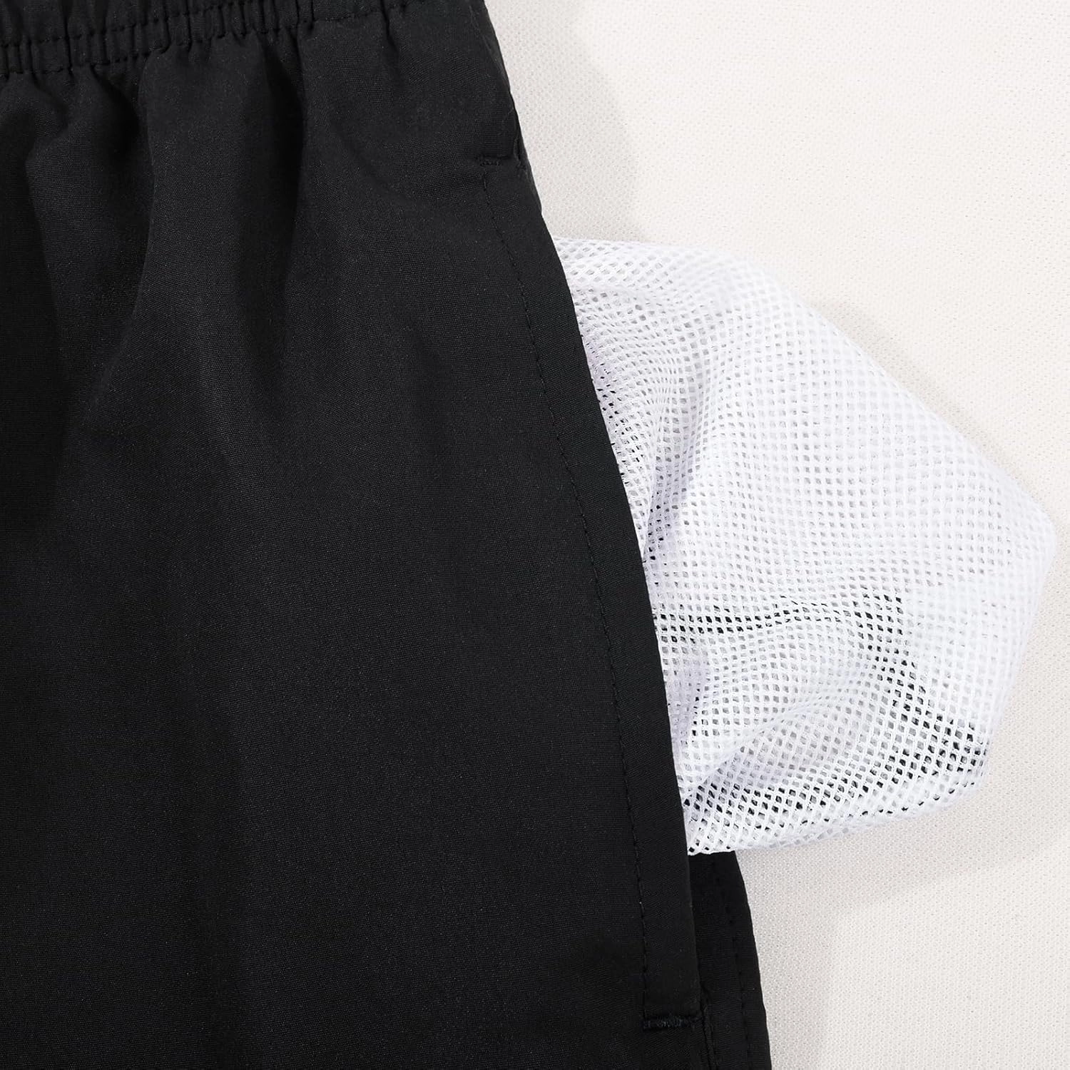 JOYSON Mens Swim Trunks Quick Dry Swim Shorts with Mesh Lining Solid Color Swimwear Bathing Suits