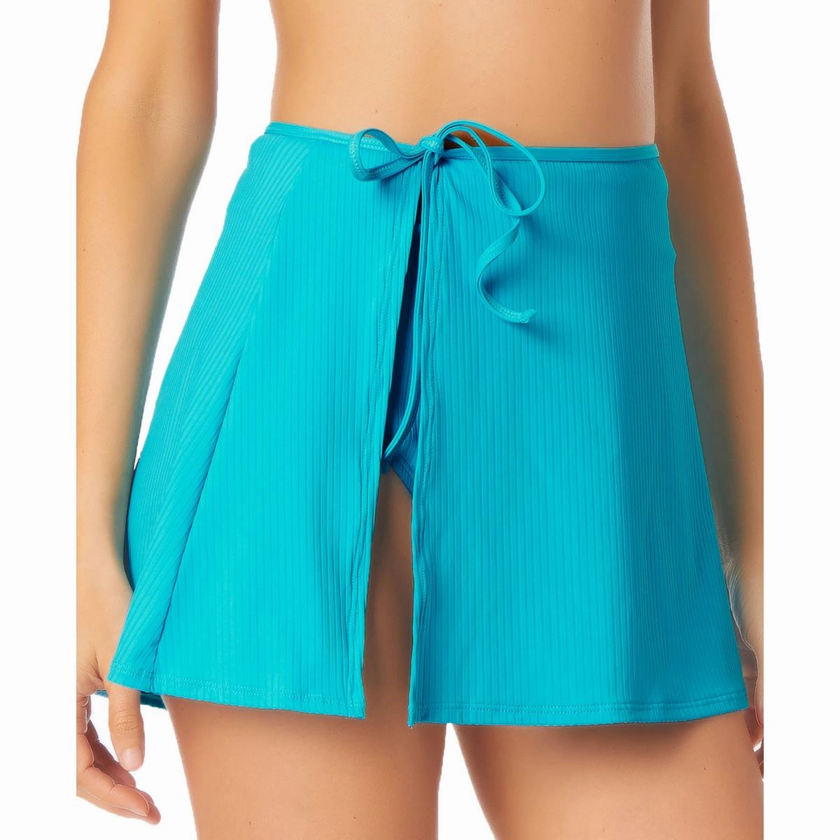 Juniors Womens Beachwear Side Tie Cover-Up