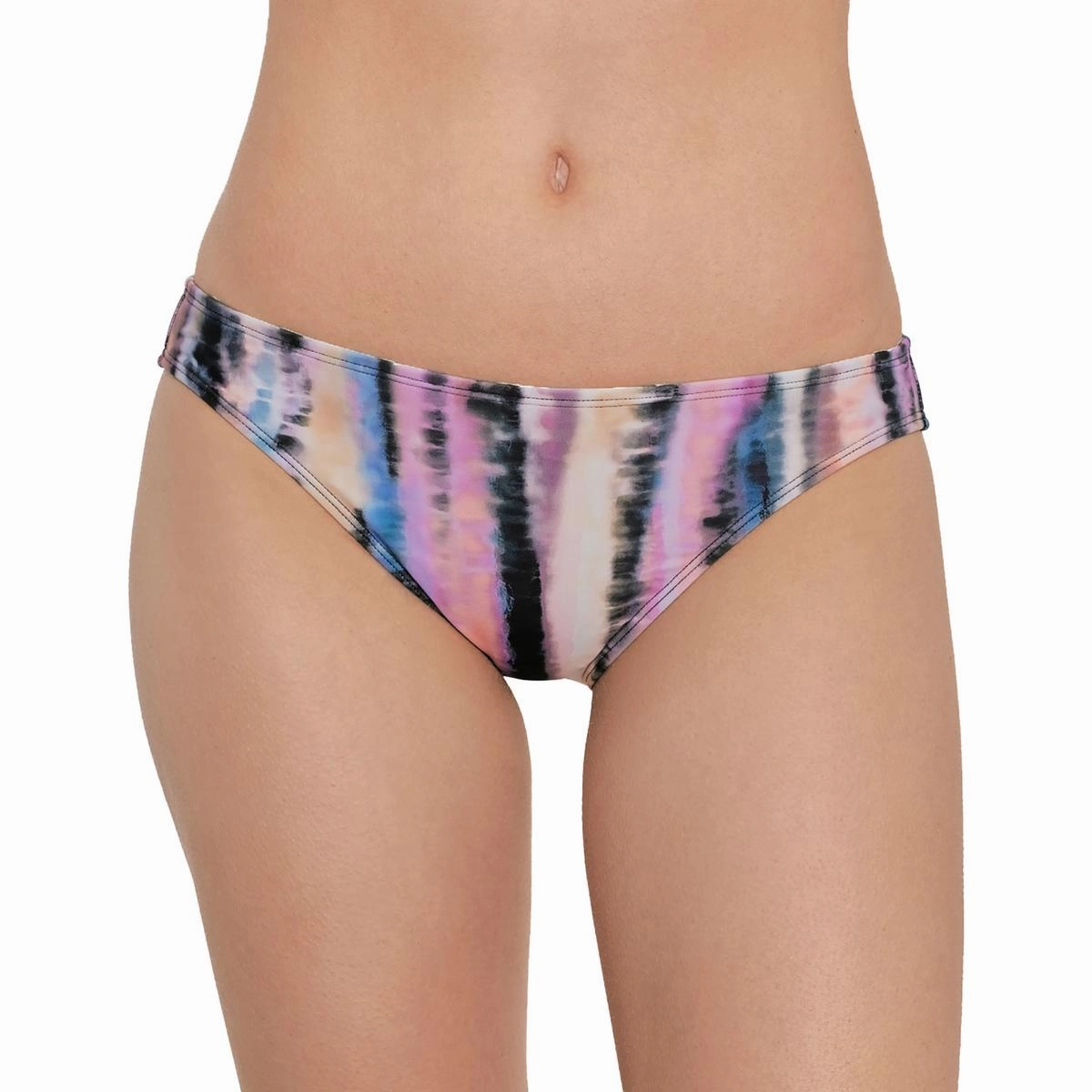 Juniors Womens Tie-Dye Hipster Swim Bottom Separates