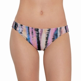 Juniors Womens Tie-Dye Hipster Swim Bottom Separates