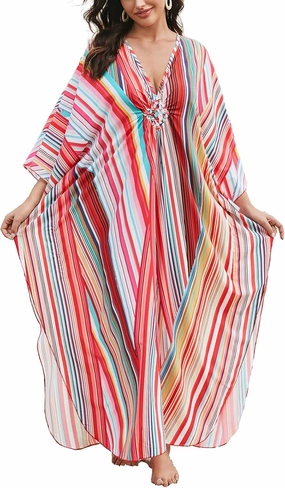 Kaftan Dresses for Women Stylish Caftans Plus Size Beach Cover up Soft Loungewear