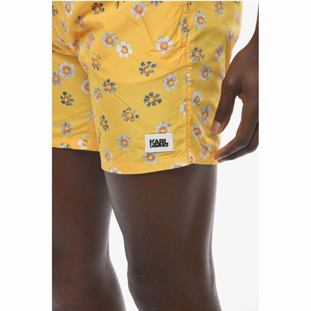 Karl Lagerfeld Printed FLOWER Boxer Men's Swimsuit