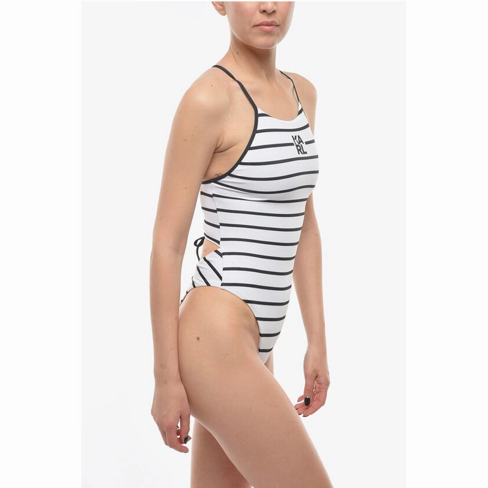Karl Lagerfeld Striped One-Piece Women's Swimsuit