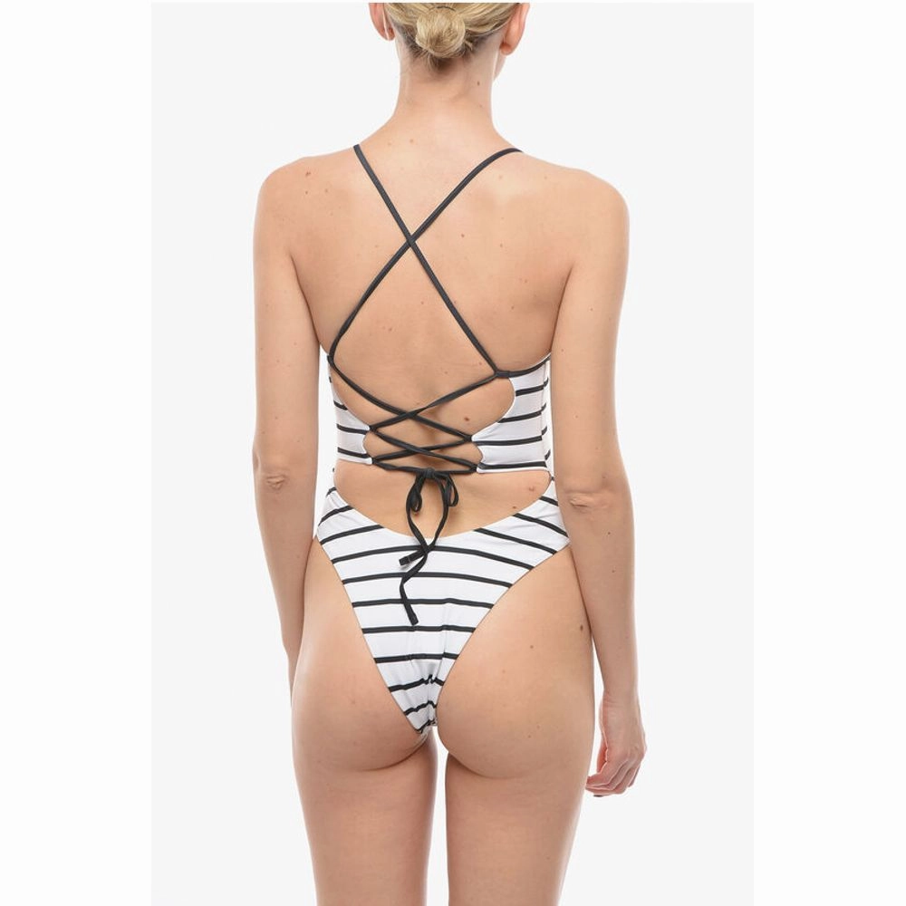 Karl Lagerfeld Striped One-Piece Women's Swimsuit