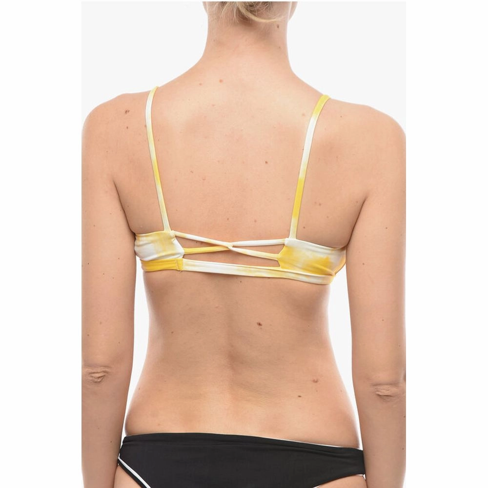 Karl Lagerfeld Tie-Dye Effect Triangle Bikini Women's Top