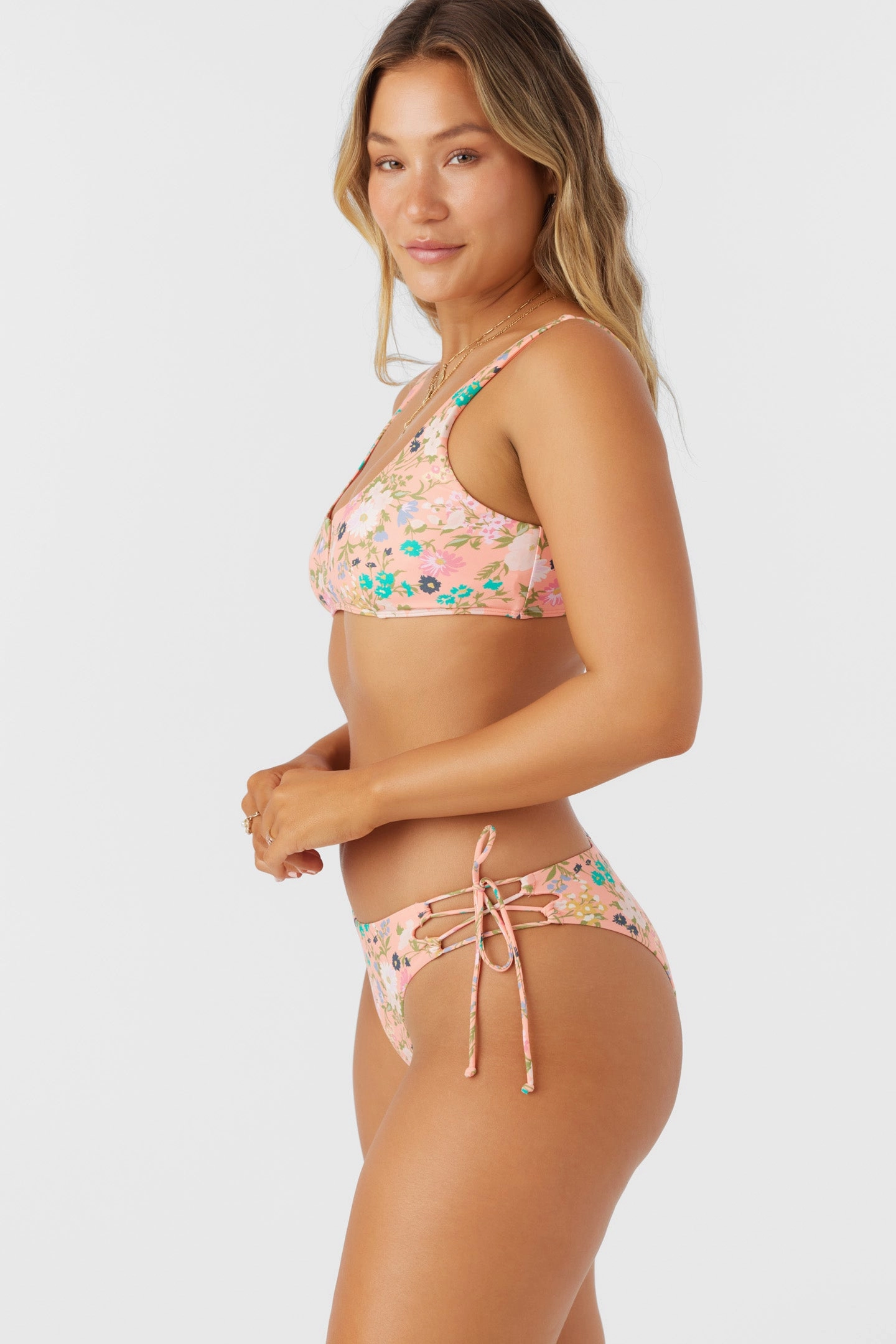 KELLY FLORAL POPOYO BRALETTE TOP