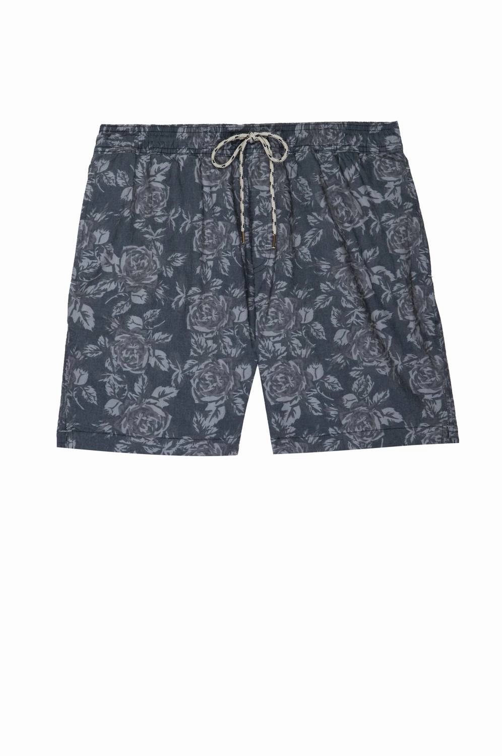 Kian Swim Short In Charcoal Rose