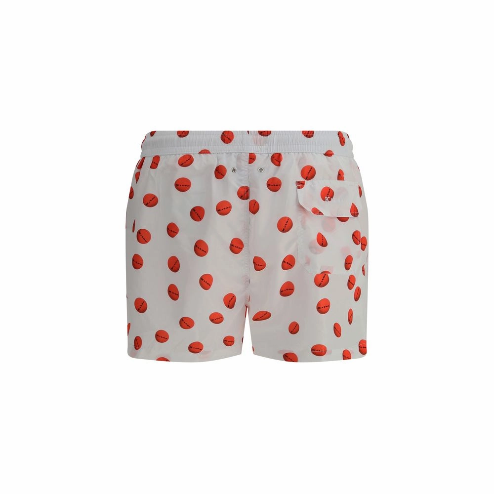 Kiton Logoed Men's Swimshorts