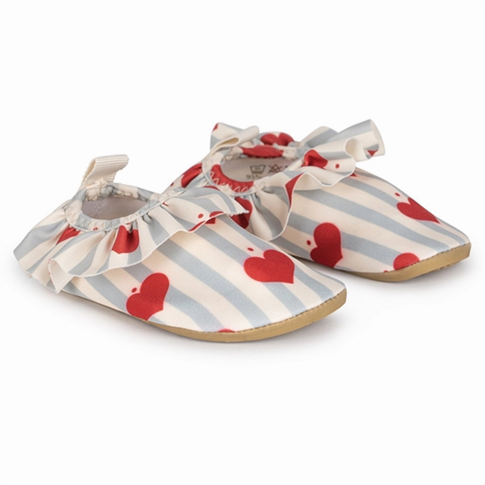 Konges Sljd Amour Blue Stripe Frill UV Swim Shoes