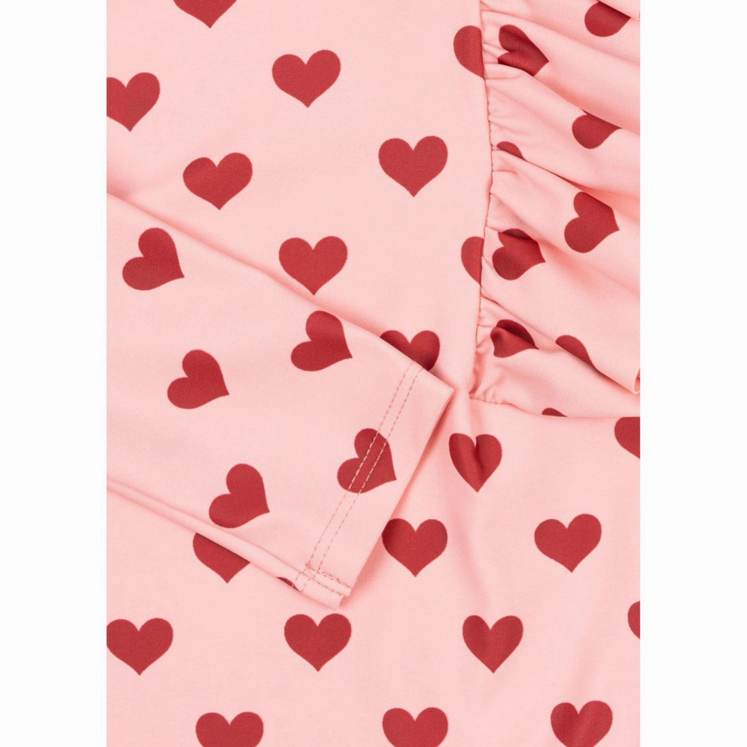 Konges Sljd Amour Pink Manuca Frill Onesie Grs