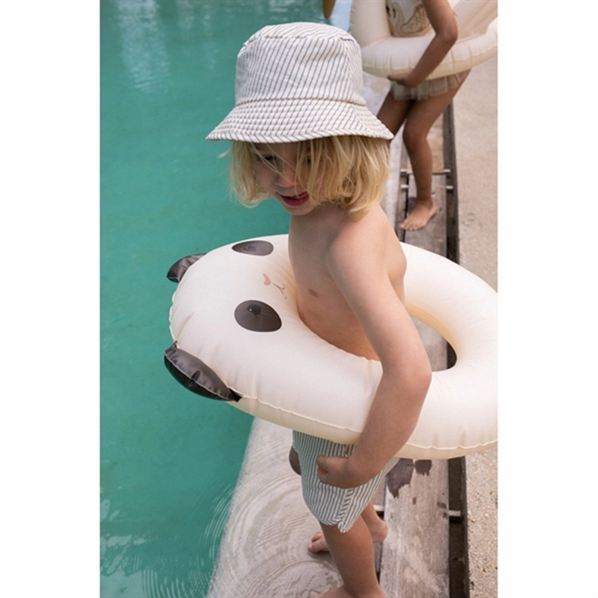 Konges Sljd Asnou Bucket Hat Stripe Bluie