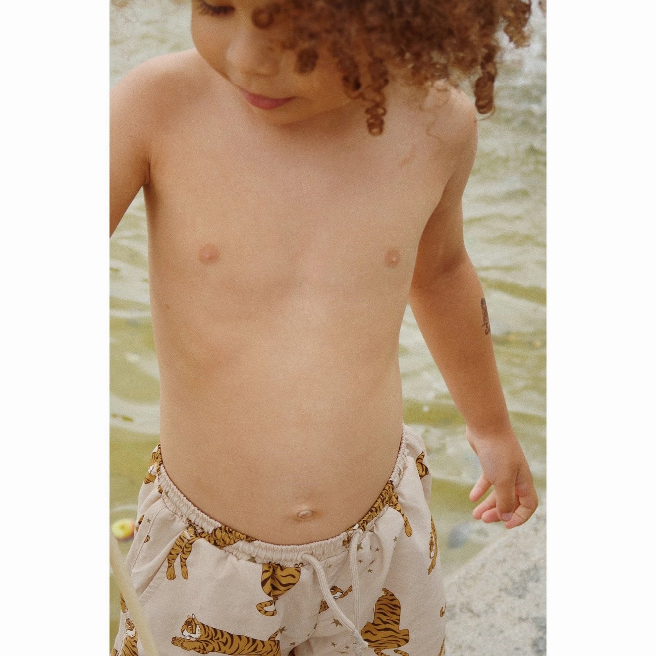 Konges Sljd Asnou Swim Shorts Tiger