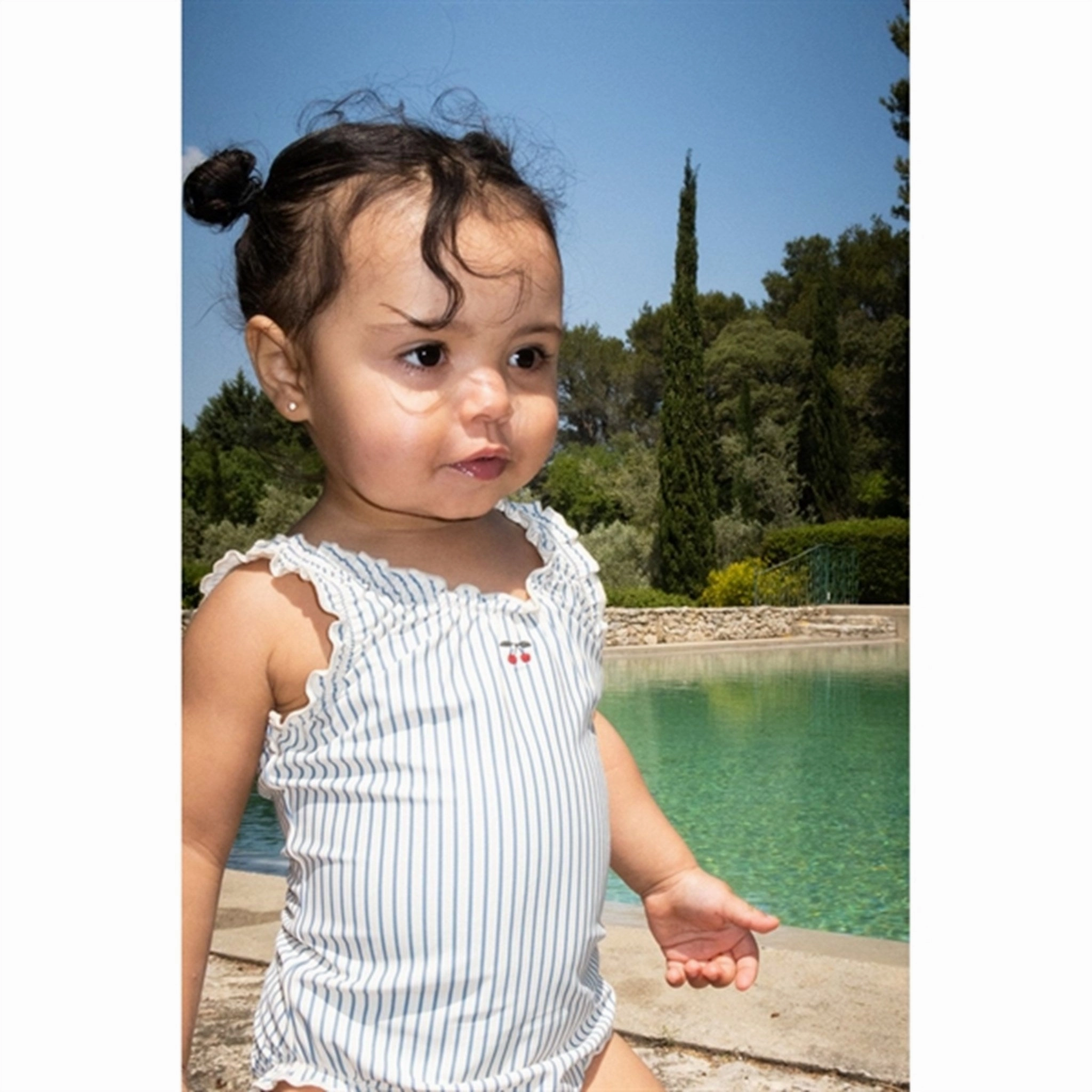 Konges Sljd Collette Swimsuit Blue Stripe