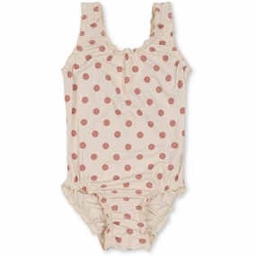 Konges Sljd Collette Swimsuit Dot Rose