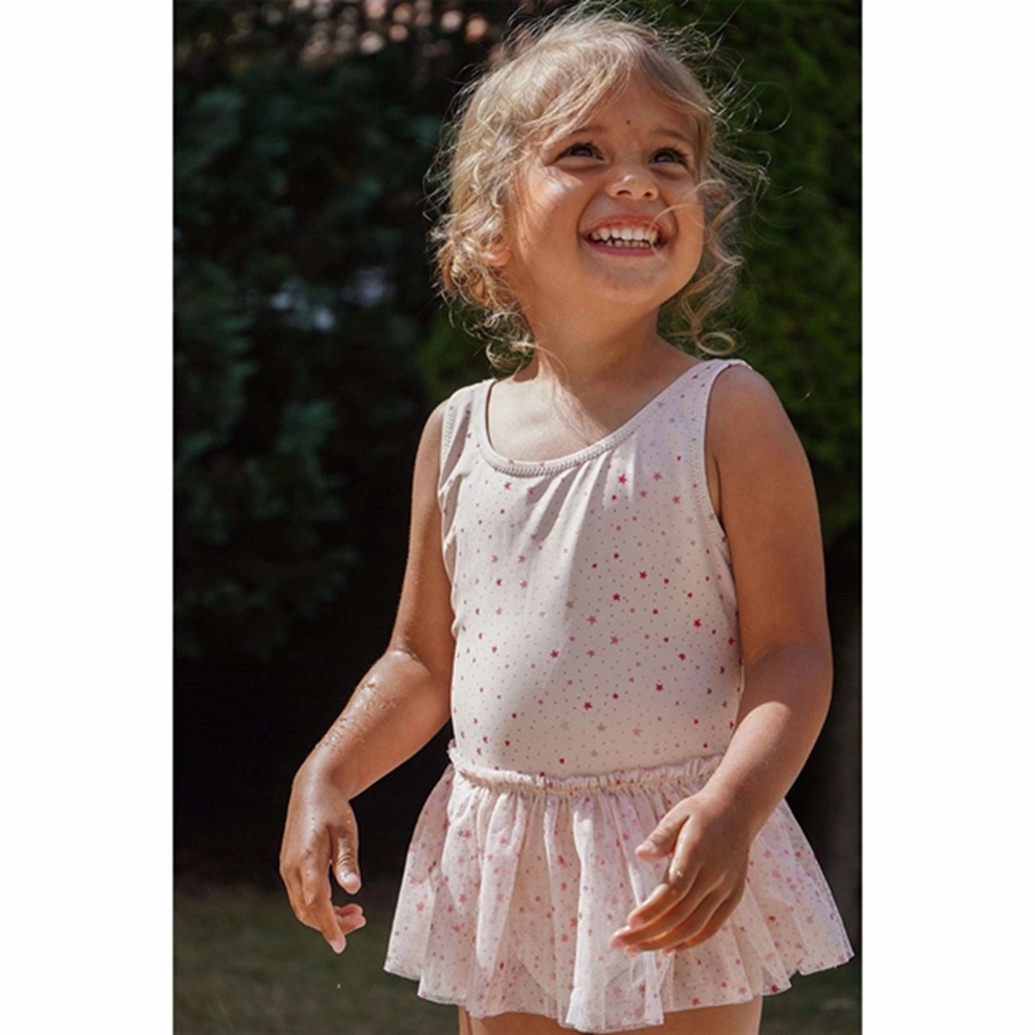 Konges Sljd Etoile Pink Sparkle Strut Swimsuit
