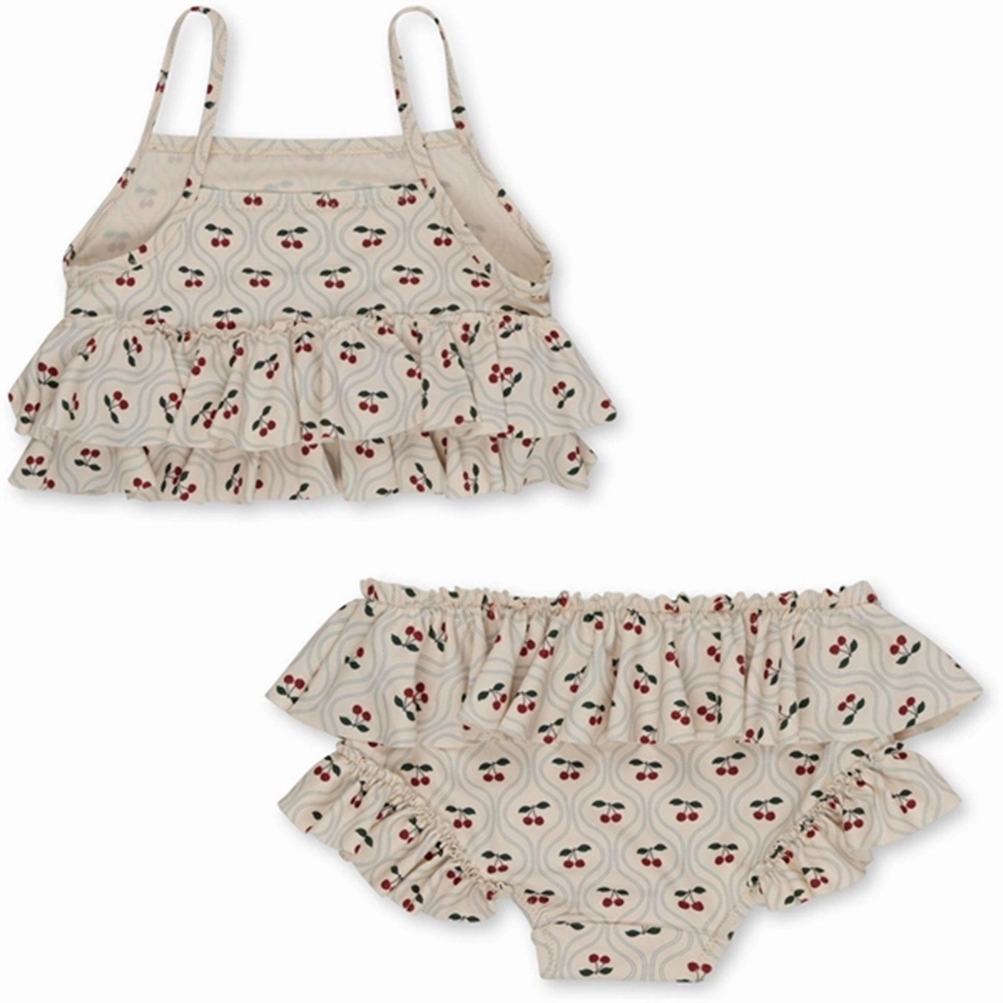 Konges Sljd Manuca Frill Bikini Cherry Motif