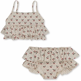 Konges Sljd Manuca Frill Bikini Cherry Motif