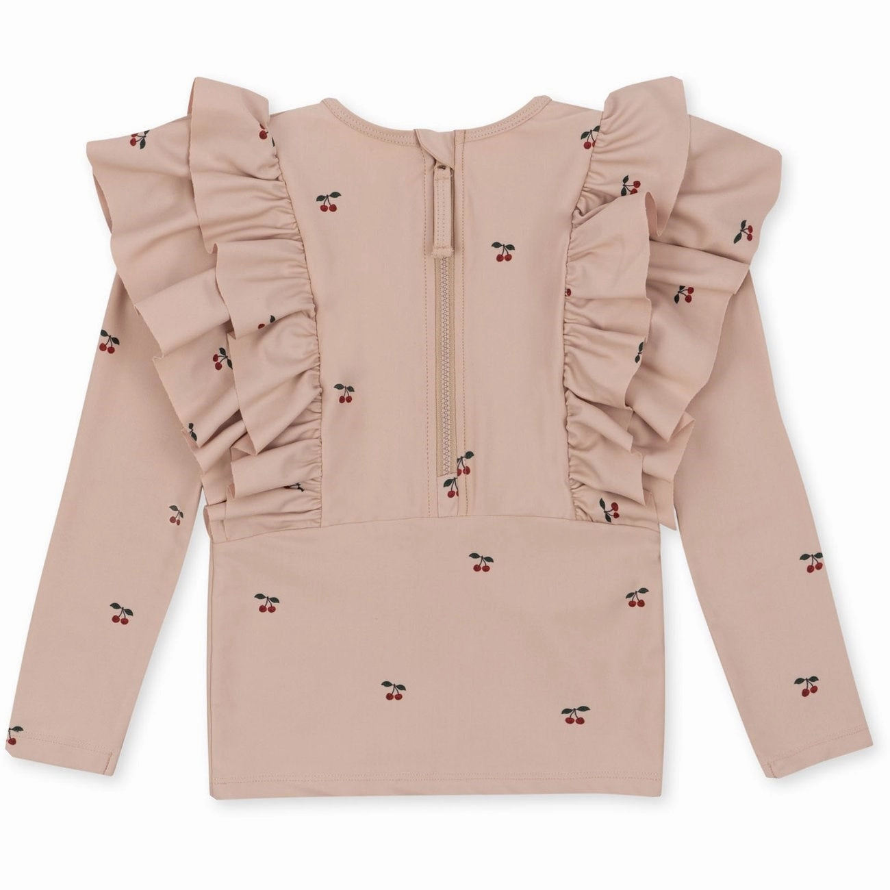 Konges Sljd Manuca Frill Swim Blouse Cherry Blush