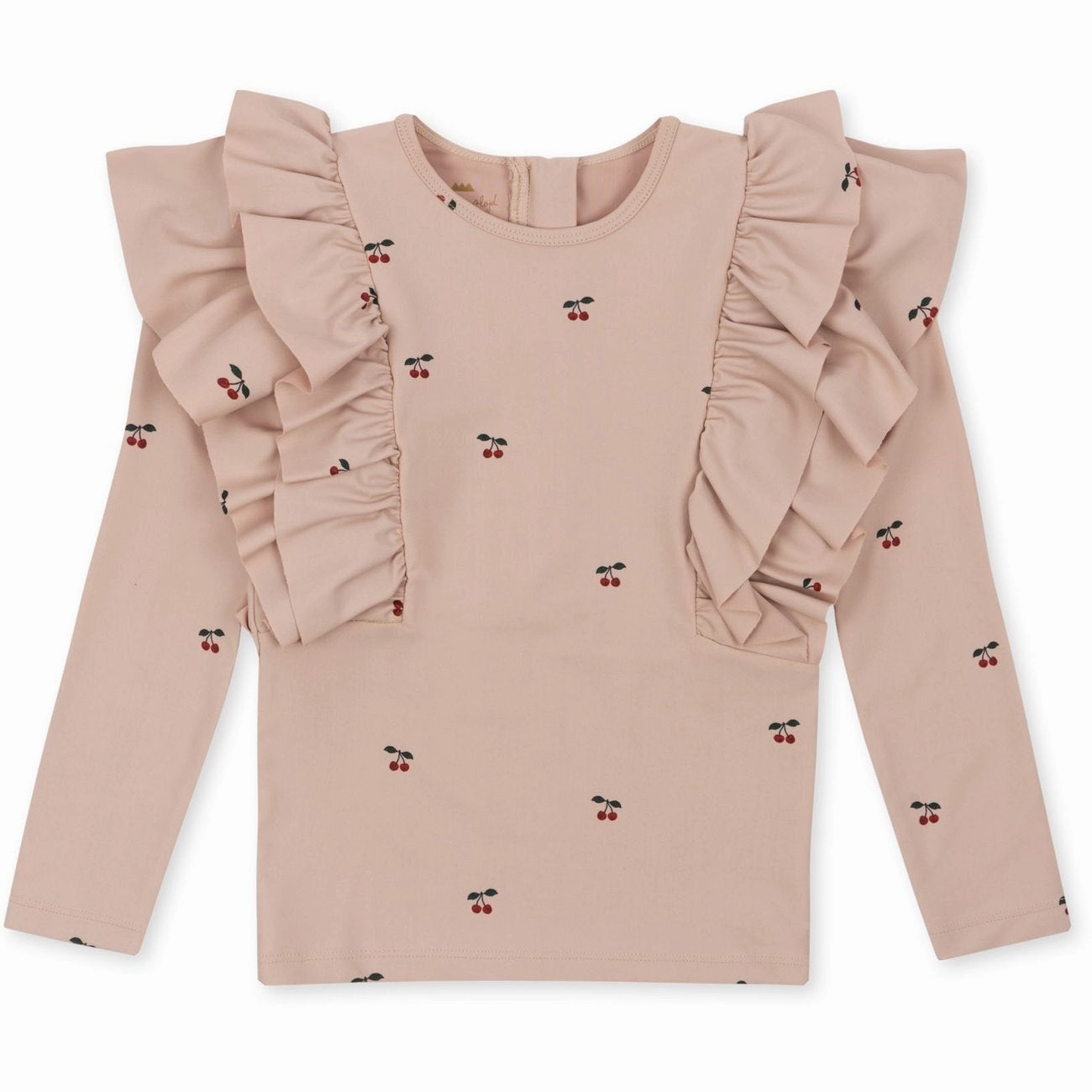Konges Sljd Manuca Frill Swim Blouse Cherry Blush