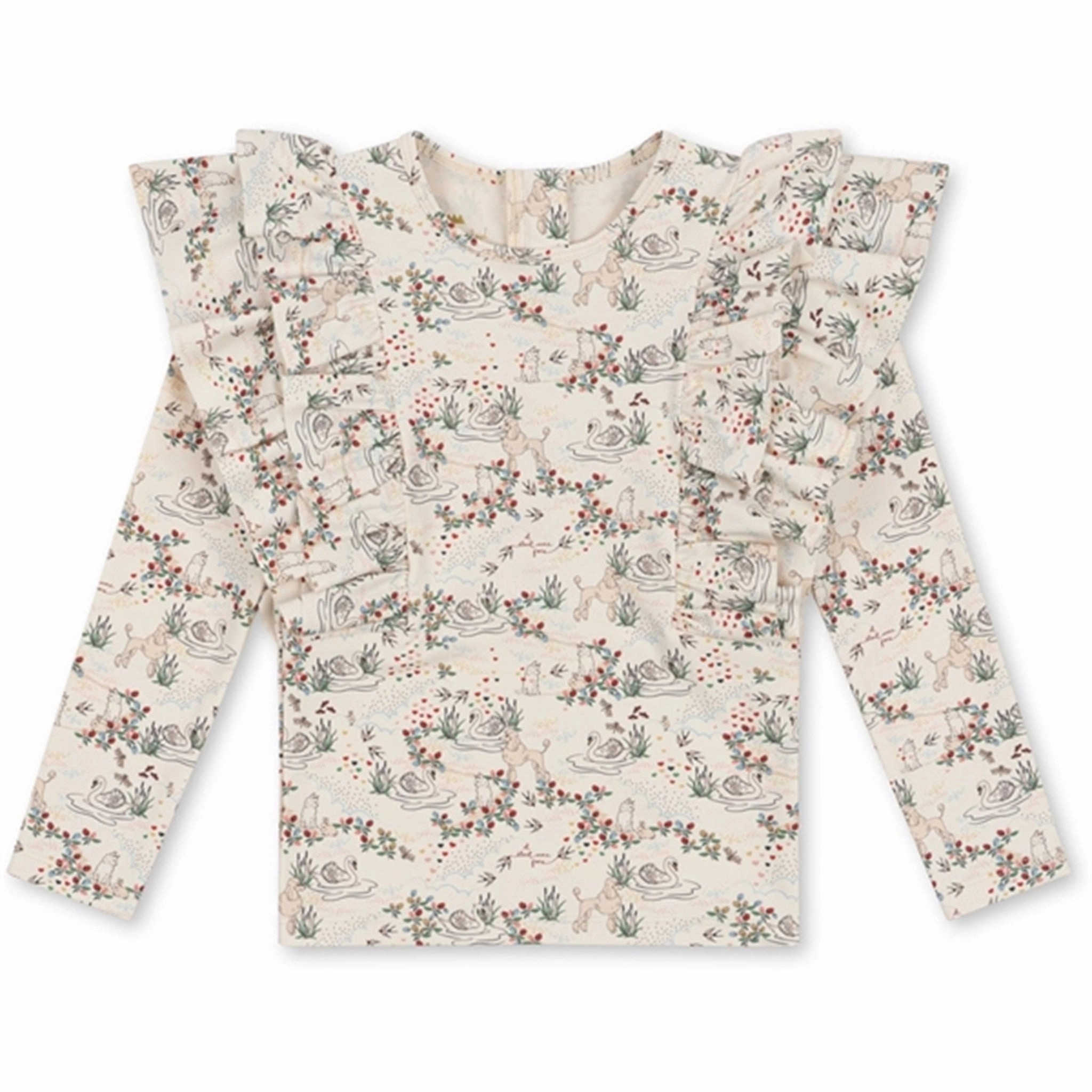 Konges Sljd Manuca Frill Swim Blouse Mizumi