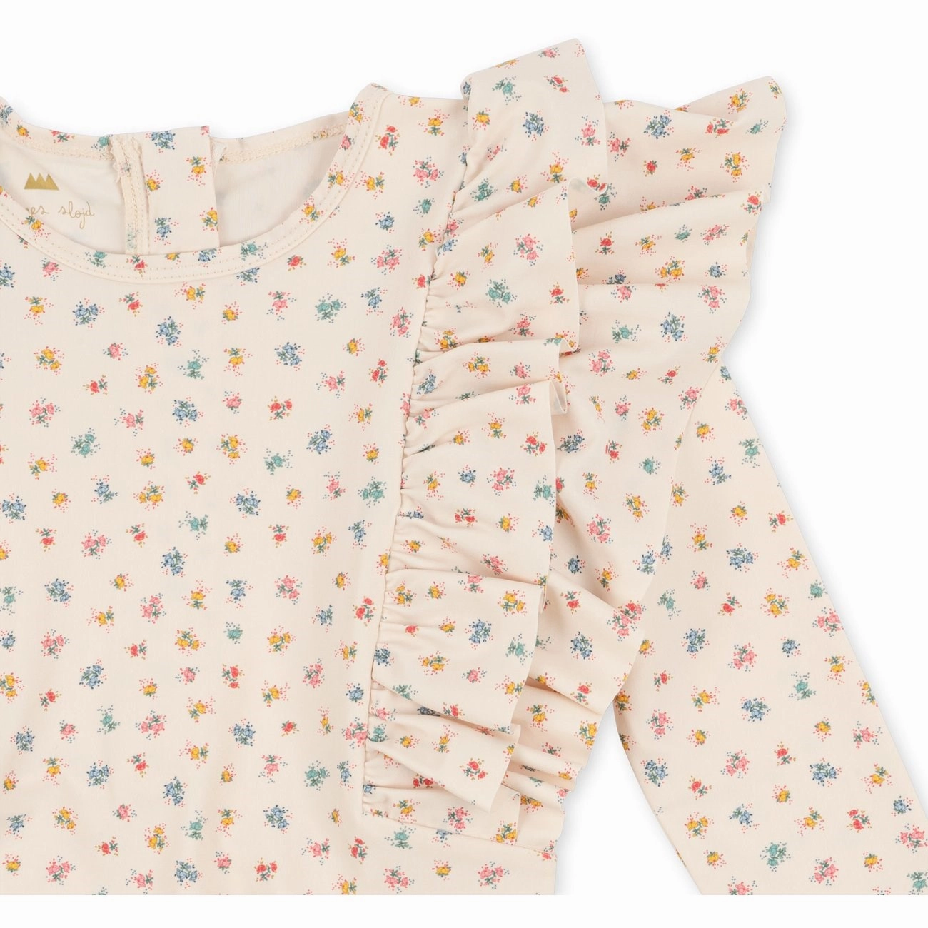 Konges Sljd Manuca Frill Swim Onesie Bloomie Sprinkle