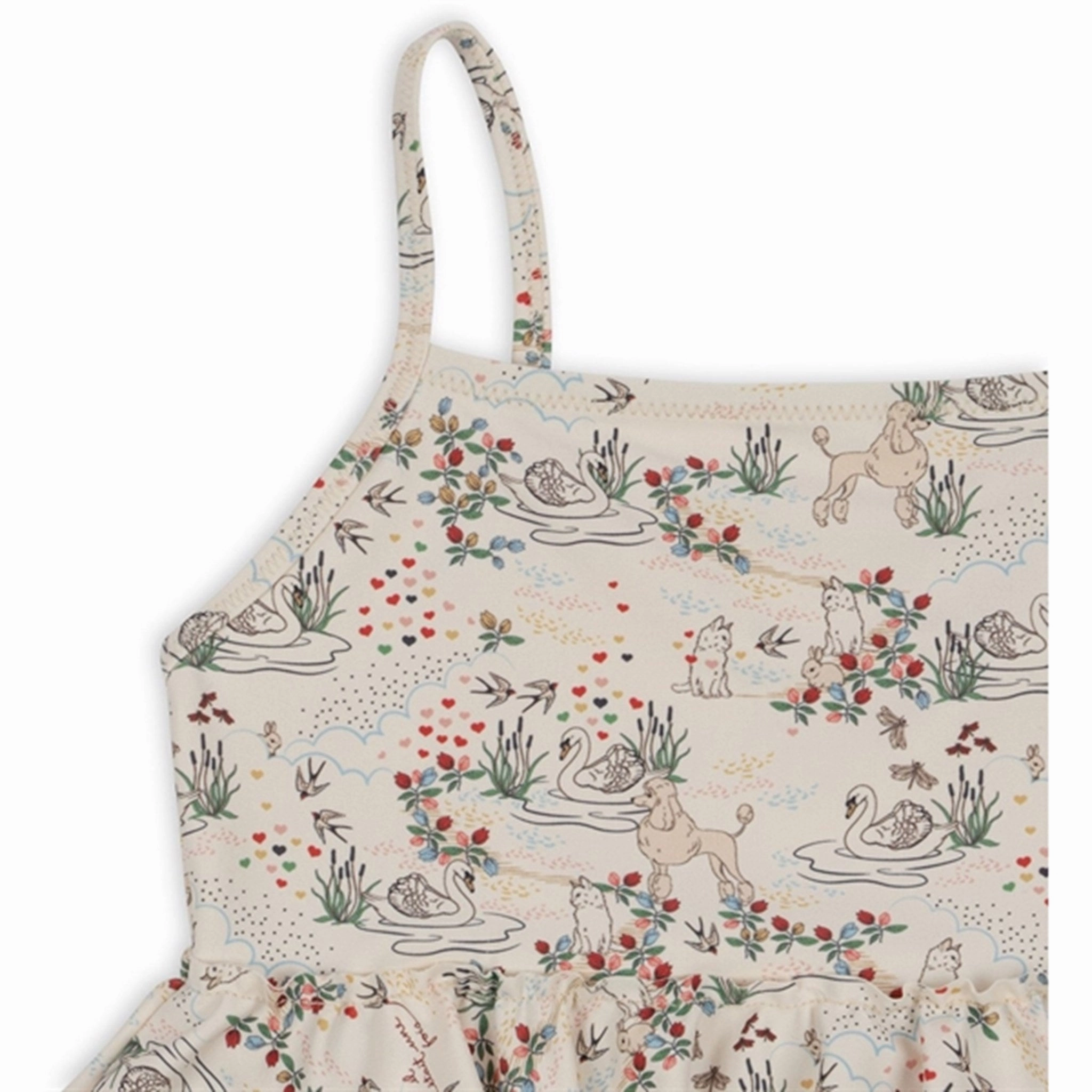 Konges Sljd Manuca Frill Swimsuit Mizumi