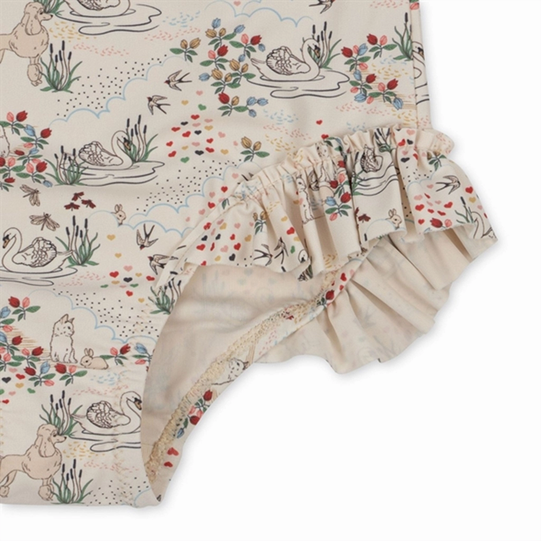 Konges Sljd Manuca Ls Frill Swimsuit Mizumi