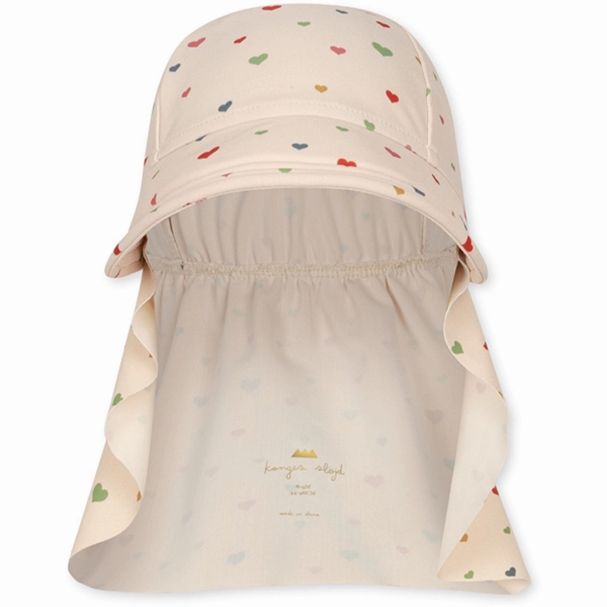Konges Sljd Multi Hearts Manuca UV Sunhat