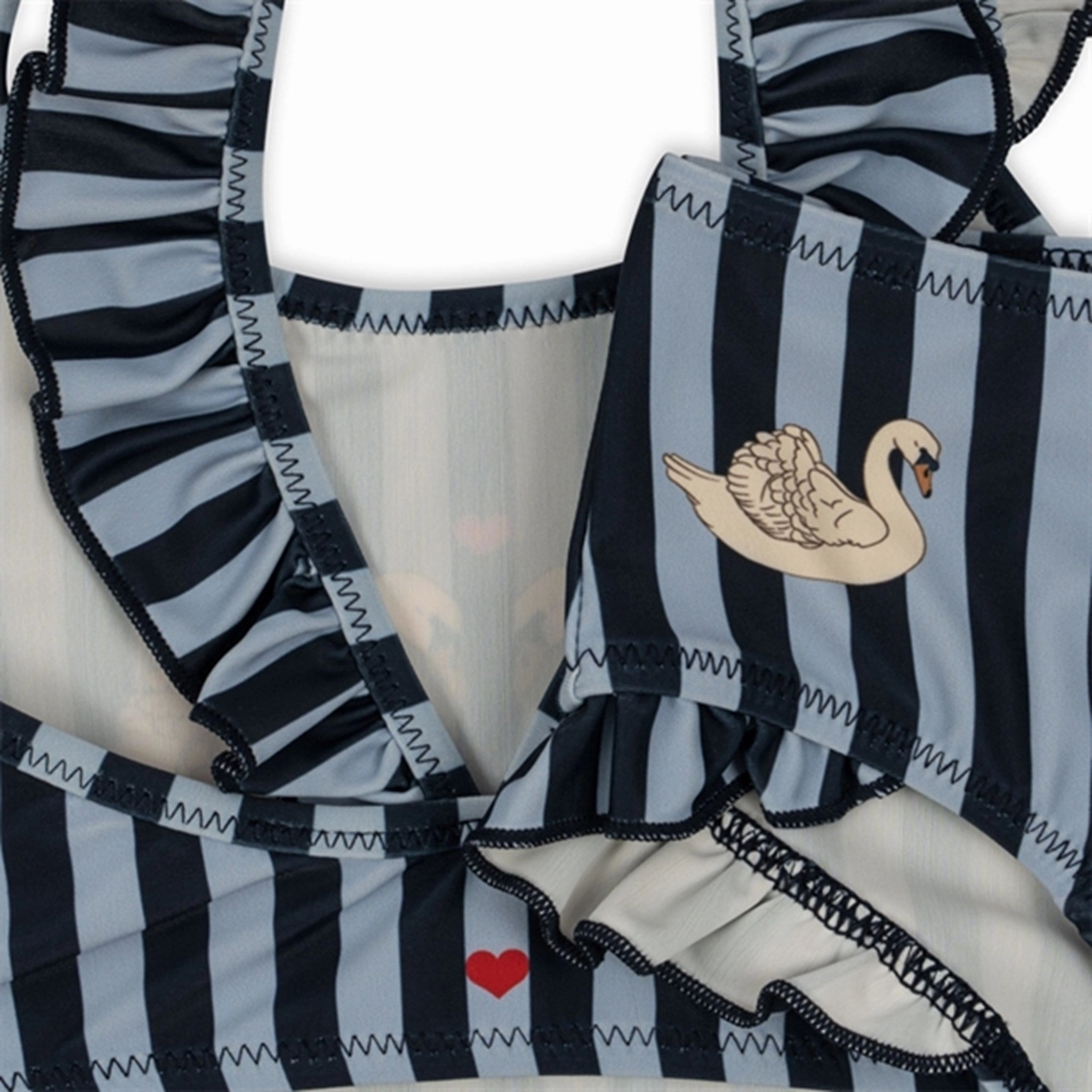 Konges Sljd Navy Stripe Dea Frill Bikini
