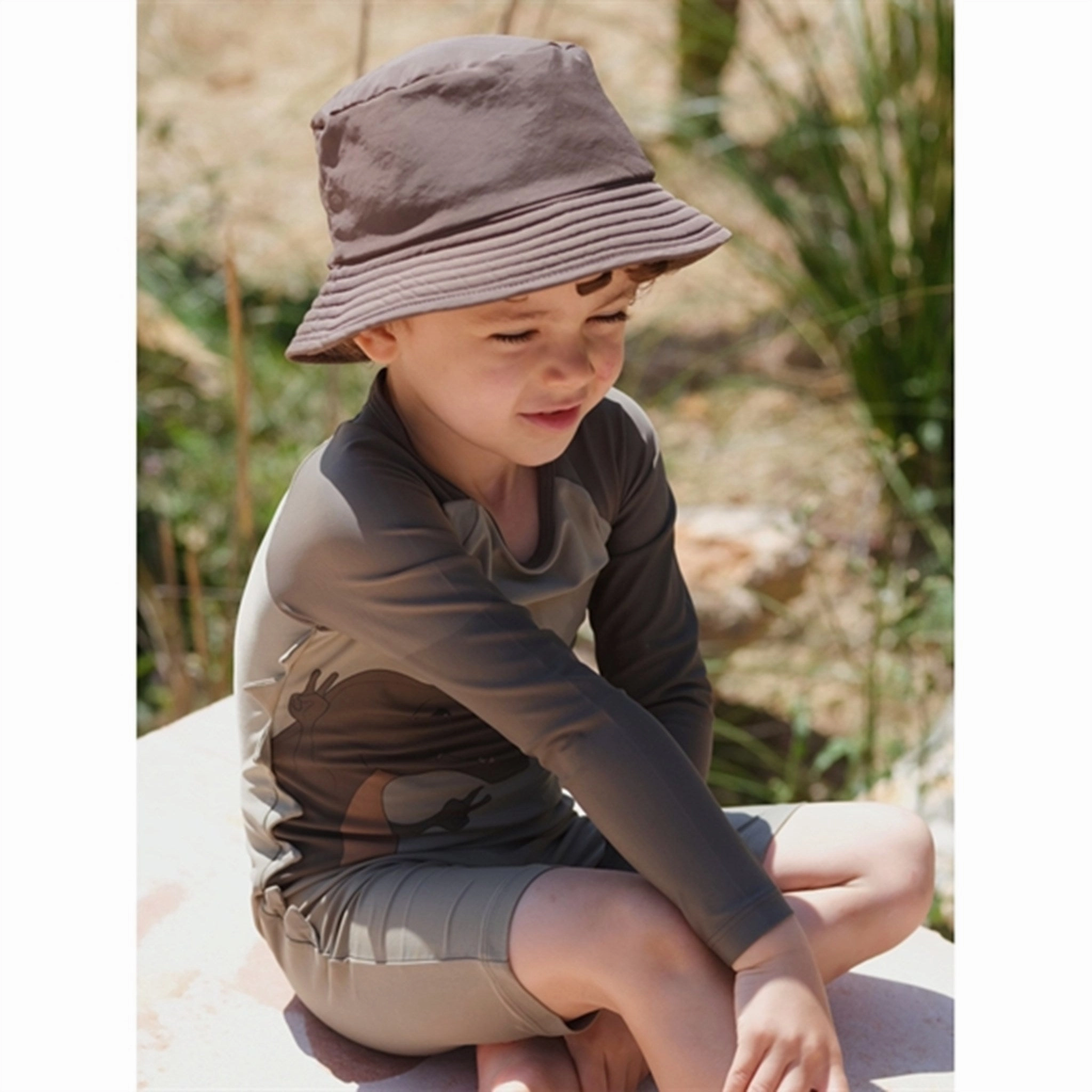 Konges Sljd Overland Trek Aster Swim UV Onesie Dino
