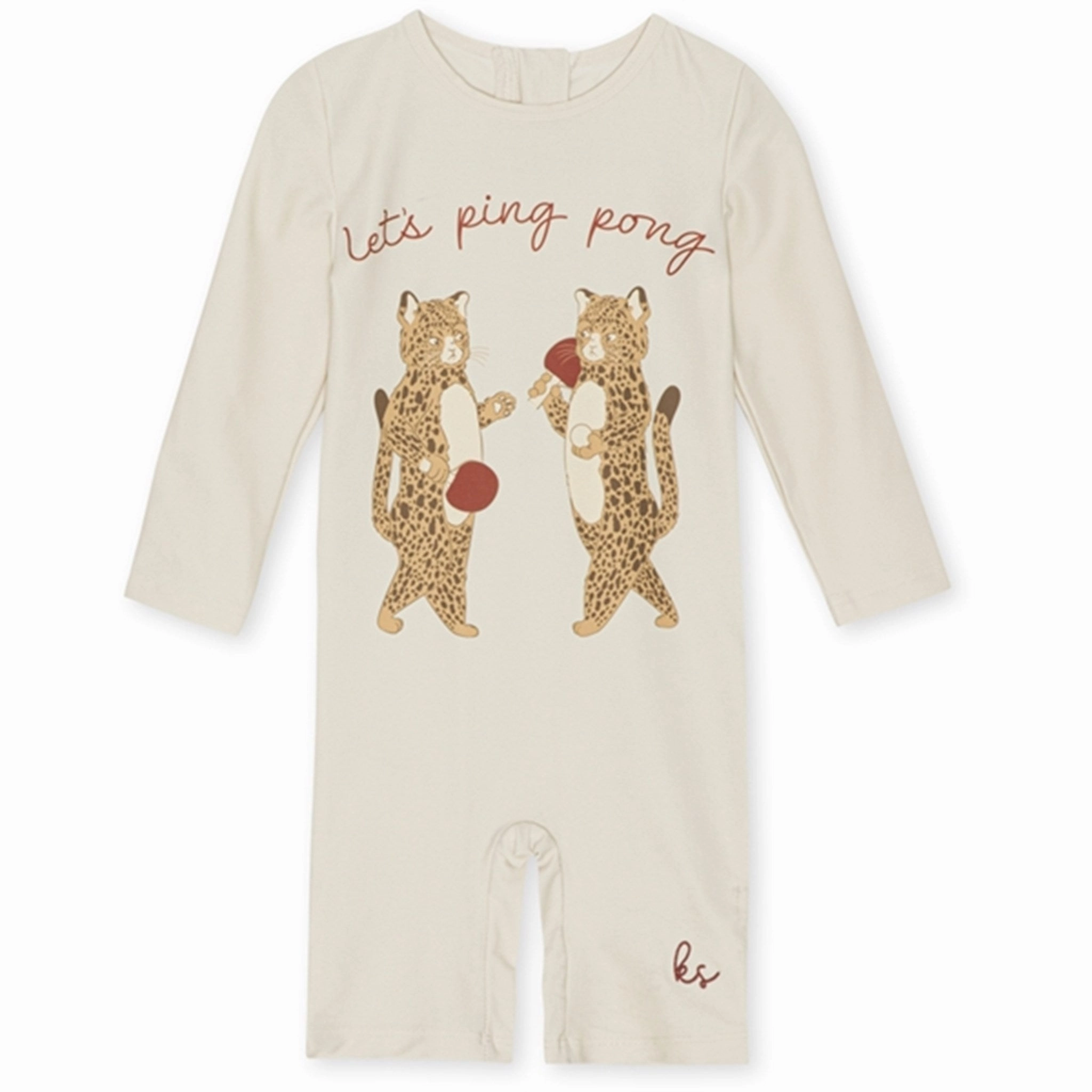 Konges Sljd Ping Pong Aster UV Swim Onesie