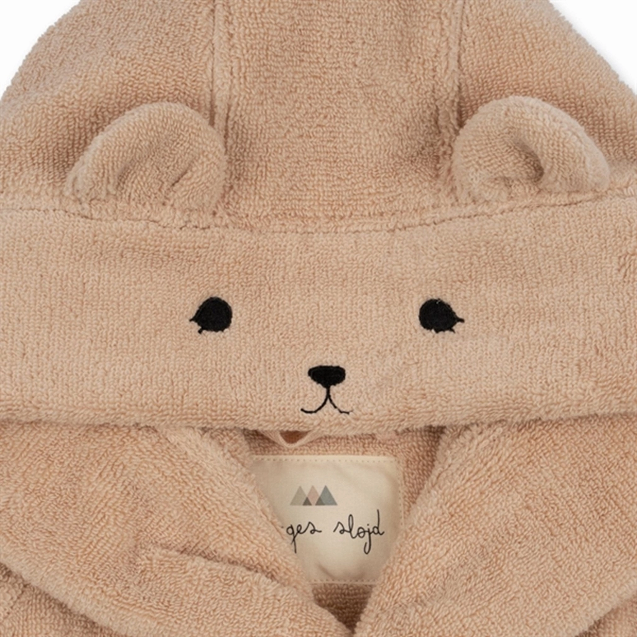 Konges Sljd Smoke Gray Terry Bathrobe Animal