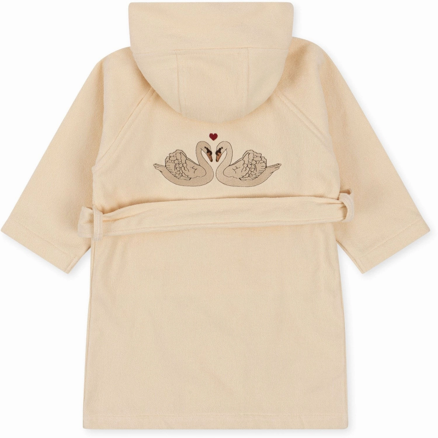 Konges Sljd Terry Bathrobe w. Embroidery Swan