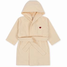 Konges Sljd Terry Bathrobe w. Embroidery Swan